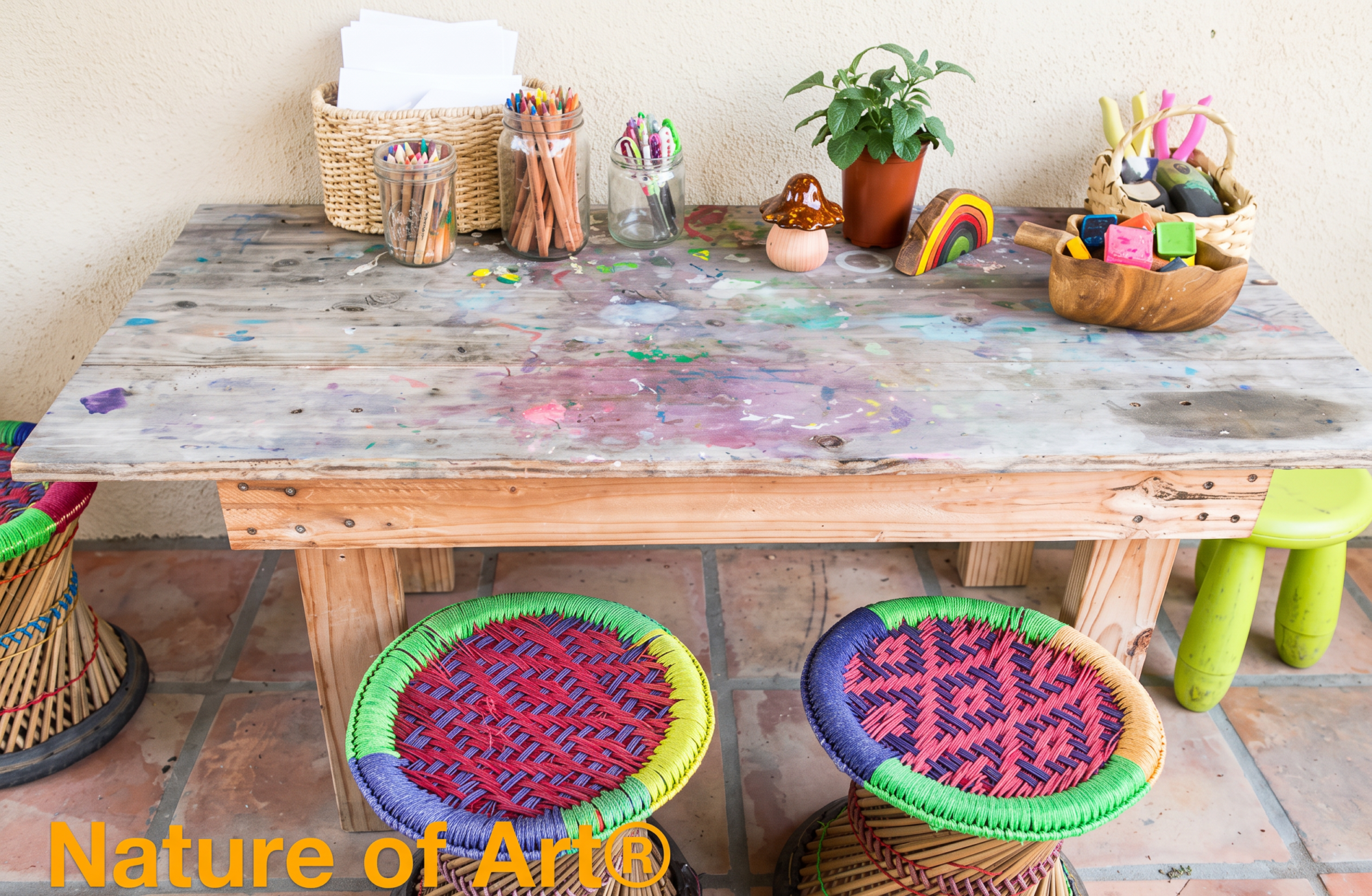 art table for Montessori kids